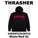 メンズパーカー 並行輸入品 145267 Black/Red XLサイズ
