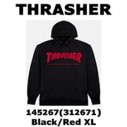 メンズパーカー 並行輸入品 145267 Black/Red XLサイズ