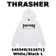メンズパーカー 並行輸入品 145349 White/Black Lサイズ