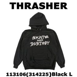 メンズパーカー 並行輸入品 113106 Black Lサイズ