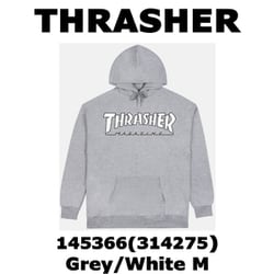 メンズパーカー 並行輸入品 145366 Grey/White Mサイズ