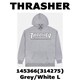 メンズパーカー 並行輸入品 145366 Grey/White Lサイズ