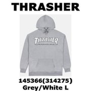 メンズパーカー 並行輸入品 145366 Grey/White Lサイズ