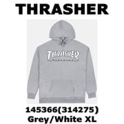 メンズパーカー 並行輸入品 145366 Grey/White XLサイズ