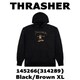 メンズパーカー 並行輸入品 145266 Black/Brown XLサイズ