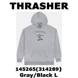 ヨドバシ.com - スラッシャー THRASHER 145265 Gray/Black Lサイズ [メンズパーカー 並行輸入品] 通販【全品無料配達】