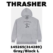 メンズパーカー 並行輸入品 145265 Gray/Black Lサイズ