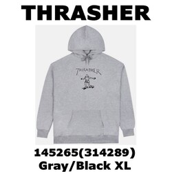 メンズパーカー 並行輸入品 145265 Gray/Black XLサイズ