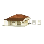 MS082 Nゲージ 1/150 ペーパーキット 駅舎（小湊鐵道） [鉄道模型用品]