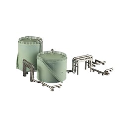 MS087 Nゲージ 1/150 ストラクチャーキット 貯蔵タンク [鉄道模型用品]