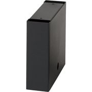 無垢の木の収納 kana(カナモノ) 【ツムハコ】 高さ180mm ブラック色 MKHT018 K