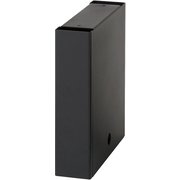 無垢の木の収納 kana(カナモノ) 【ツムハコ】 高さ240mm ブラック色 MKHT024 K