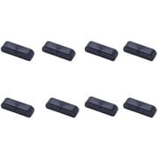 無垢の木の収納 kana(カナモノ) 【タナモノ】 フラット棚柱用 エンドキャップ単品(8個入り) ブラック色 MKTA002 K