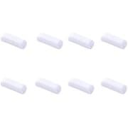 無垢の木の収納 kana(カナモノ) 【タナモノ】 フラット棚柱用 エンドキャップ単品(8個入り) ホワイト色 MKTA002 W