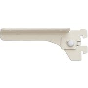 MKTTBL1C W [無垢の木の収納 kana（カナモノ） 【フツウノ】 棚板の奥行145mm用ブラケット 左側用単品 ホワイト]