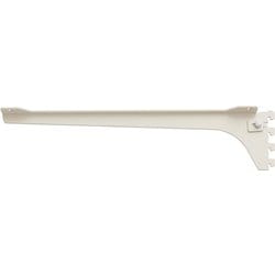無垢の木の収納 kana（カナモノ） 【フツウノ】 棚板の奥行450mm用ブラケット 単品左側用 ホワイト MKTTBL1G W