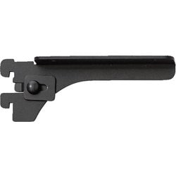 無垢の木の収納 kana（カナモノ） 【フツウノ】 棚板の奥行145mm用ブラケット 単品右側用 ブラック MKTTBR1C K