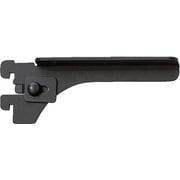 MKTTBR1C K [無垢の木の収納 kana（カナモノ） 【フツウノ】 棚板の奥行145mm用ブラケット 単品右側用 ブラック]