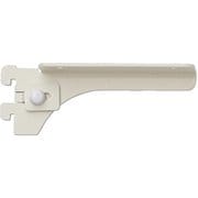 MKTTBR1C W [無垢の木の収納 kana（カナモノ） 【フツウノ】 棚板の奥行145mm用ブラケット 単品右側用 ホワイト]