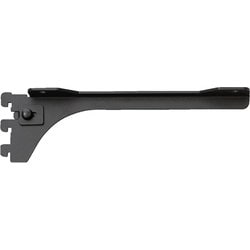 無垢の木の収納 kana（カナモノ） 【フツウノ】 棚板の奥行250mm/300mm用ブラケット 単品右側用 ブラック MKTTBR1D K