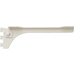 無垢の木の収納 kana（カナモノ） 【フツウノ】 棚板の奥行250mm/300mm用ブラケット 単品右側用 ホワイト MKTTBR1D W