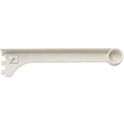 MKTTKS2W [無垢の木の収納 kana（カナモノ） 【カケルノ】 棚柱用ブラケット（左右セット）奥行145mm/250mm用 ホワイト]