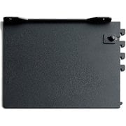 MKTTOL1G K [無垢の木の収納 kana（カナモノ） 【オモイノ】 棚柱用ブラケット 左側（1枚） 奥行450mm用 ブラック色]