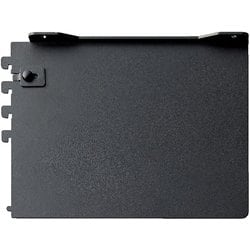 無垢の木の収納 kana（カナモノ） 【オモイノ】 棚柱用ブラケット 右側（1枚） 奥行450mm用 ブラック色 MKTTOR1G K