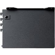 MKTTOR1G K [無垢の木の収納 kana（カナモノ） 【オモイノ】 棚柱用ブラケット 右側（1枚） 奥行450mm用 ブラック色]