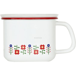 角型 みそポット ミーサシリーズ 蓋付き レッド MY-KP.R