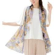 着やせ美人のスカーフベスト ペールパープル
