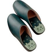 国産やみつき楽ちん暖かニャンダル グリーン M