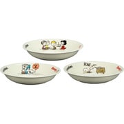 PEANUTS (ピーナッツ) パスタ皿 カレー皿 プレート 約22cm 3点セット ピーナッツフレンズ1960 SN850-139