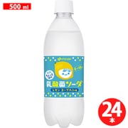 チー坊の乳酸菌ソーダ ちょっと強め レモン ヨーグルト味 500ml×24本 [炭酸飲料]