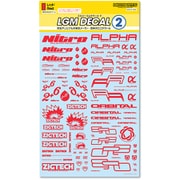 LGM02-RE LGMデカール2 レッド 1枚入 [プラモデル用品]