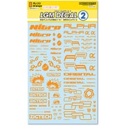 LGM02-OR LGMデカール2 オレンジ 1枚入 [プラモデル用品]