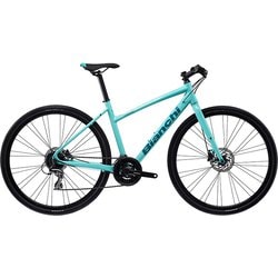 C-SPORT2 DISC 3X8S 43 CK16/DARK TURQUOISE GLOSSY [クロスバイク]