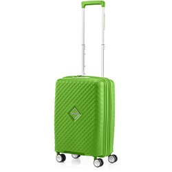 スーツケース SQUASEM（スクアセム） 55cm 拡張タイプ 旅行日数目安：1～3泊 31L/拡張時37L TSAロック搭載 機内持ち込み可 アップルグリーン QJ2*34001