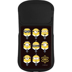 MINI-492A [iPhone 15 Pro用 ハイブリガラスケース ミニオン スーツ]