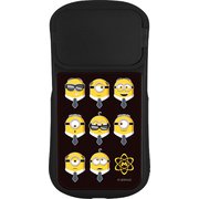 MINI-492A [iPhone 15 Pro用 ハイブリガラスケース ミニオン スーツ]