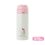 キャラクターグッズ サンリオキャラクターズ ワンタッチステンレスボトル 370ml ハローキティ
