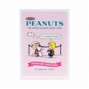 キャラクターグッズ S2140250 限定 クリアファイルA5W PEANUTS Bon Voyage! ピンク