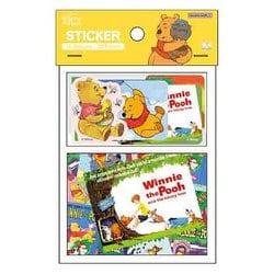 S8593051 限定 ボックス入フレークシール Winnie the Pooh コミック [キャラクターグッズ]