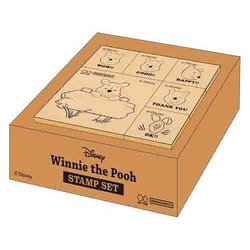 キャラクターグッズ S3223035 限定 木製スタンプセット Winnie the Pooh メッセージ