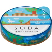透明マスキングテープ SODA(ソーダ) ドット CMT10-010