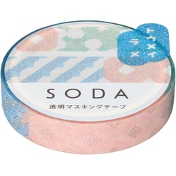 透明マスキングテープ SODA（ソーダ） キカガク CMTG10-001
