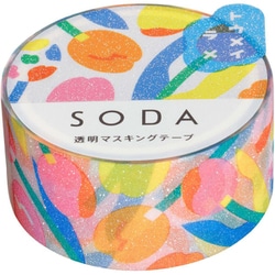 透明マスキングテープ SODA（ソーダ） チューリップ CMTG20-002
