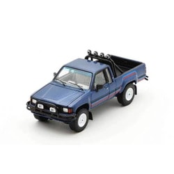 KS062-398 1/64 トヨタ ハイラックス SR5 XTRA Cab 1985 LHD ブルー [ダイキャストミニカー]