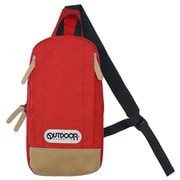 22429790 [OUTDOOR PRODUCTS クラシック ボディバッグ タテ型 斜め掛け 肩掛け RED]