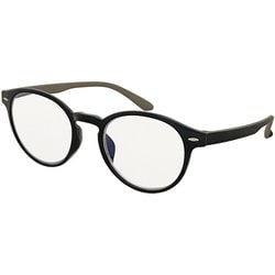 リーディンググラス シニアグラス 老眼鏡 AG01 MBK ＋2.00